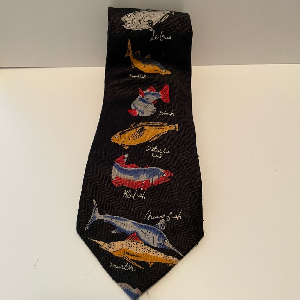 Beverly Hills Polo Club Tie Fishing Polyester